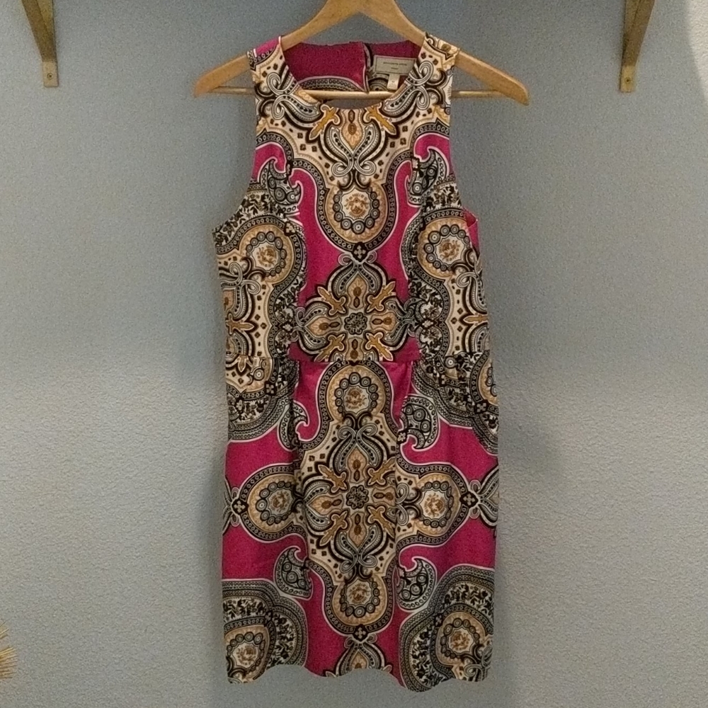 Anthropologie Mini Fitted Sleeveless Dress